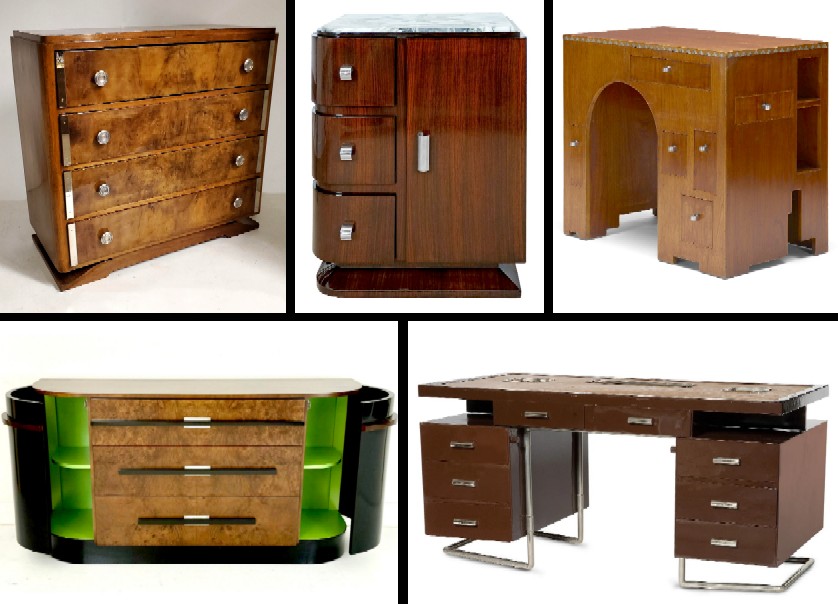 Furniture with Nickel Hardware